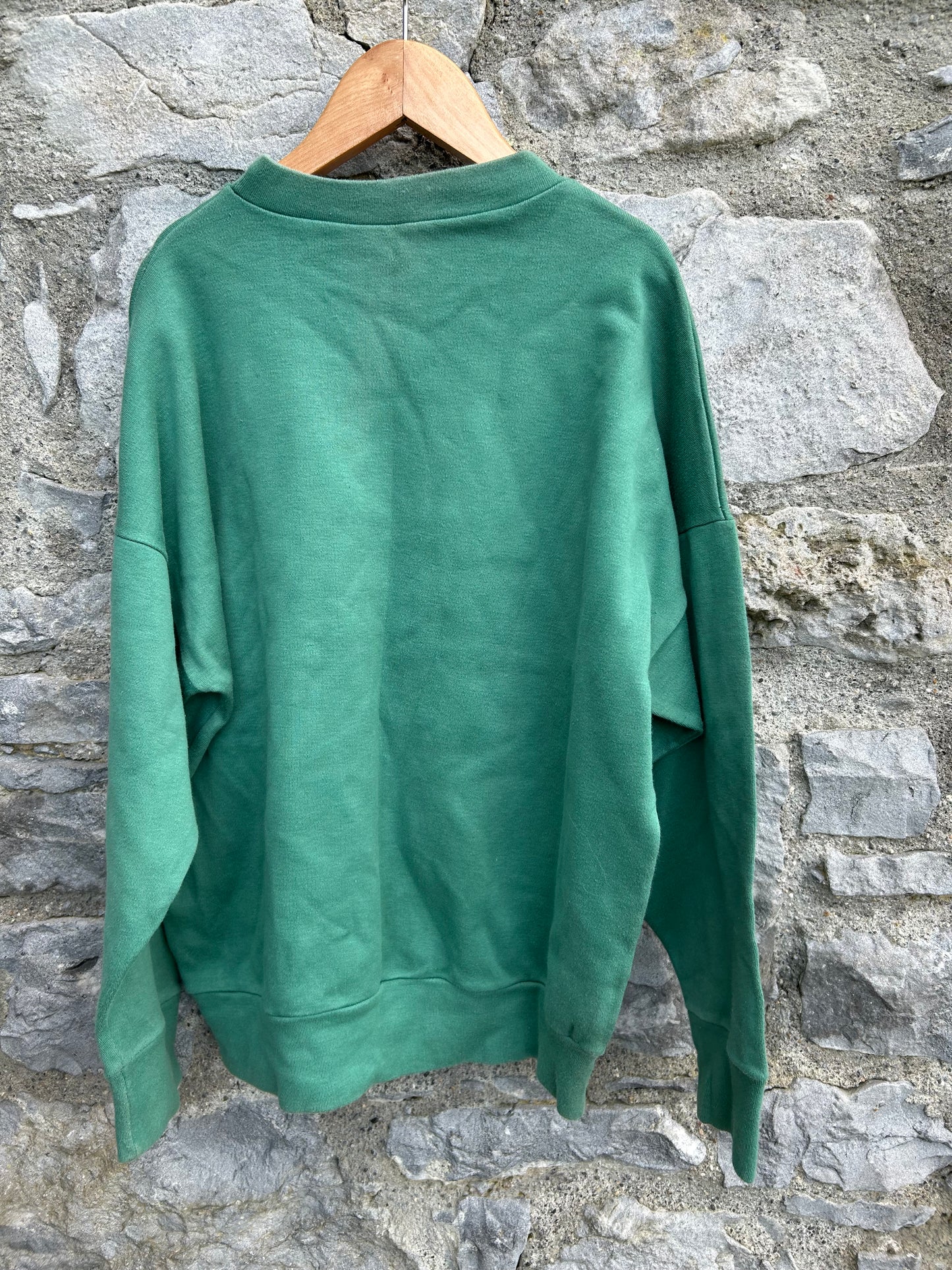 90s Boss green sweatshirt 11-12y (146-152cm)