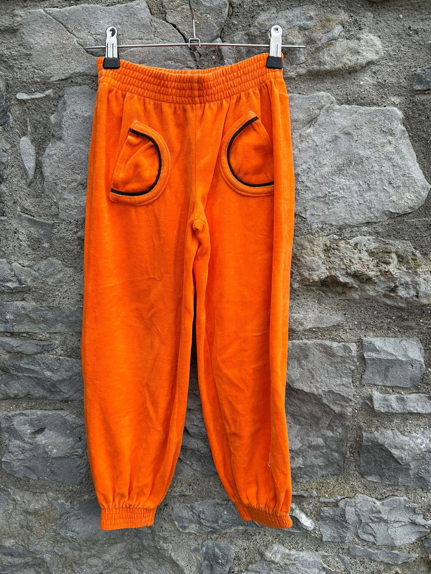 Orange velour pants  4-5y (104-110cm)
