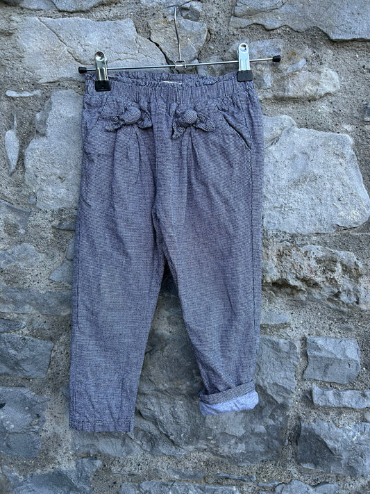 Small houndstooth print pants  3-4y (98-104cm)