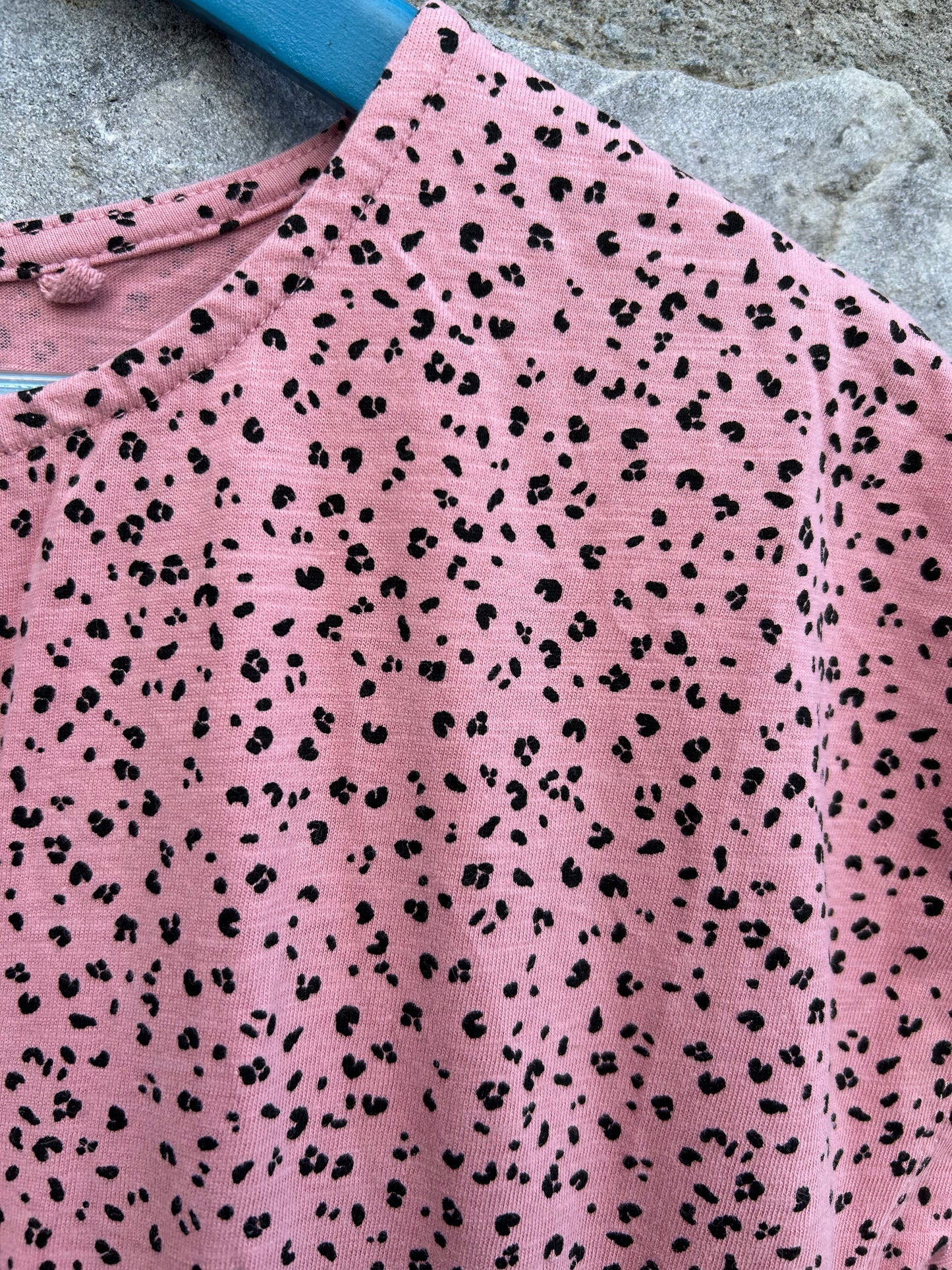 Tiny leopard print pink dress  11y (146cm)