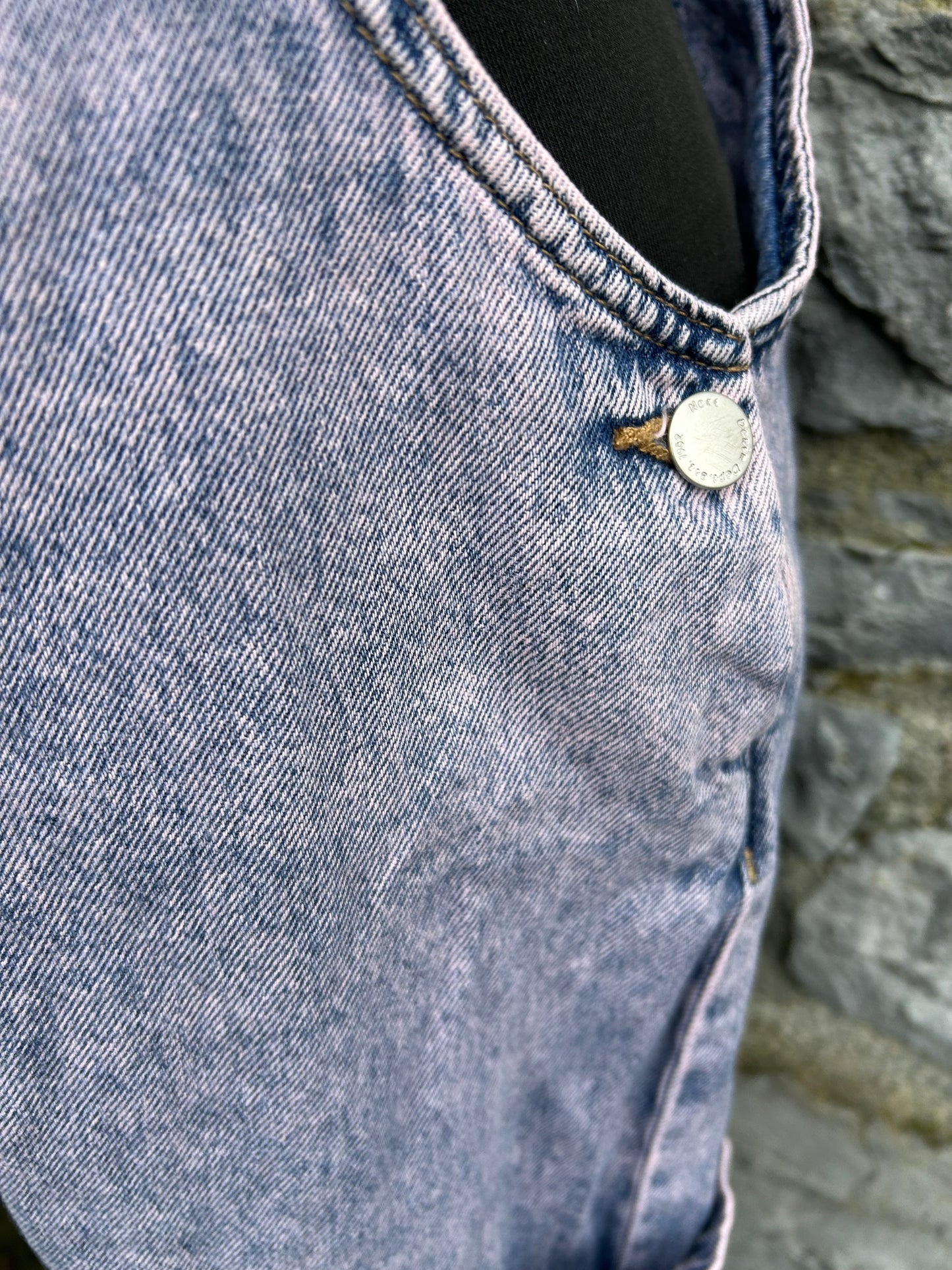 Lilac denim dungarees 13y (158cm)