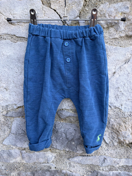 Blue pants 3-6m (62-68cm)