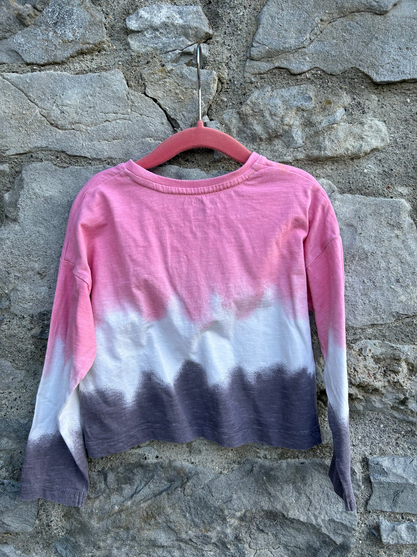 Pink&grey cropped top  4-5y (104-110cm)