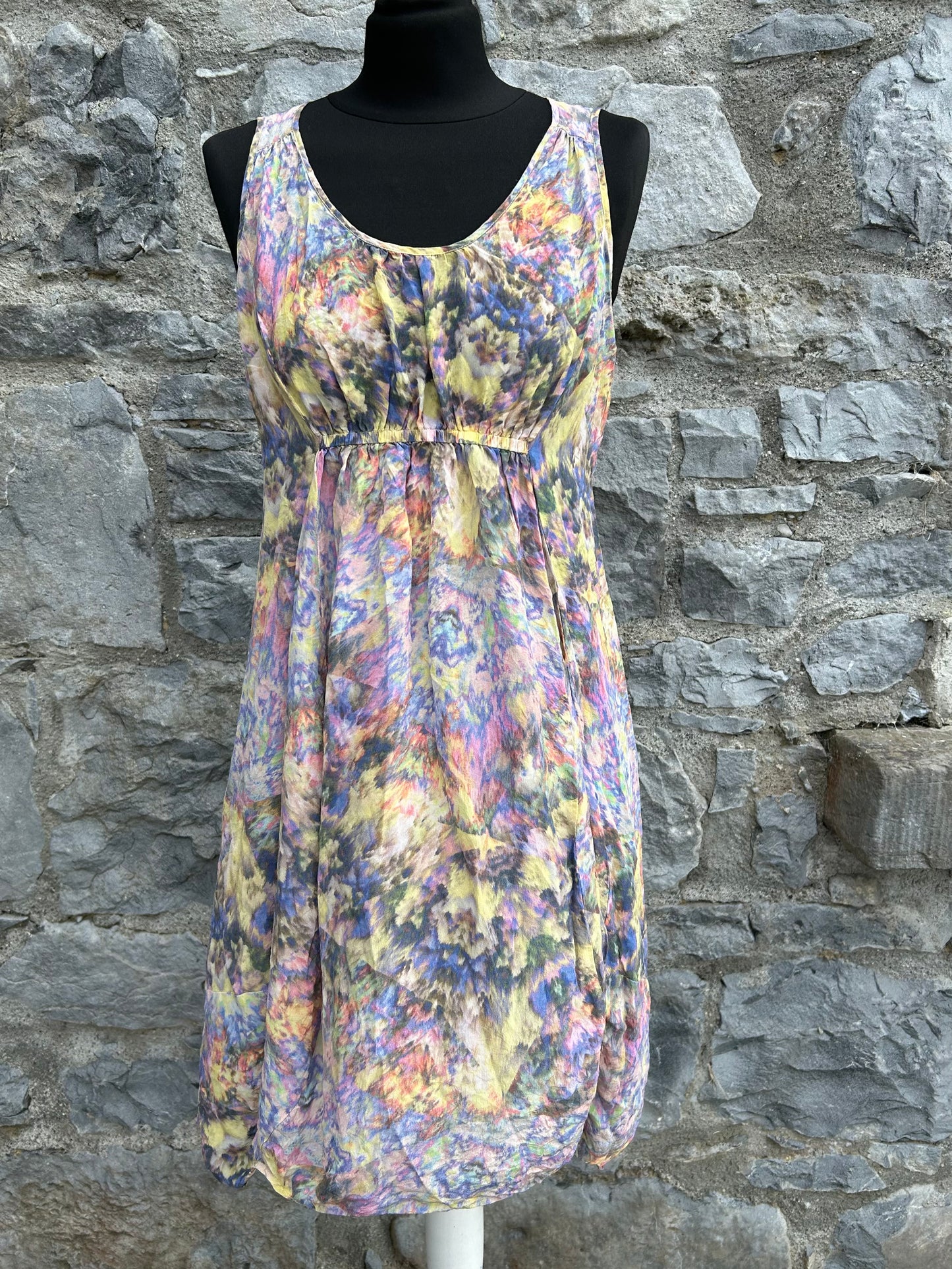 Colourful abstract dress uk 12