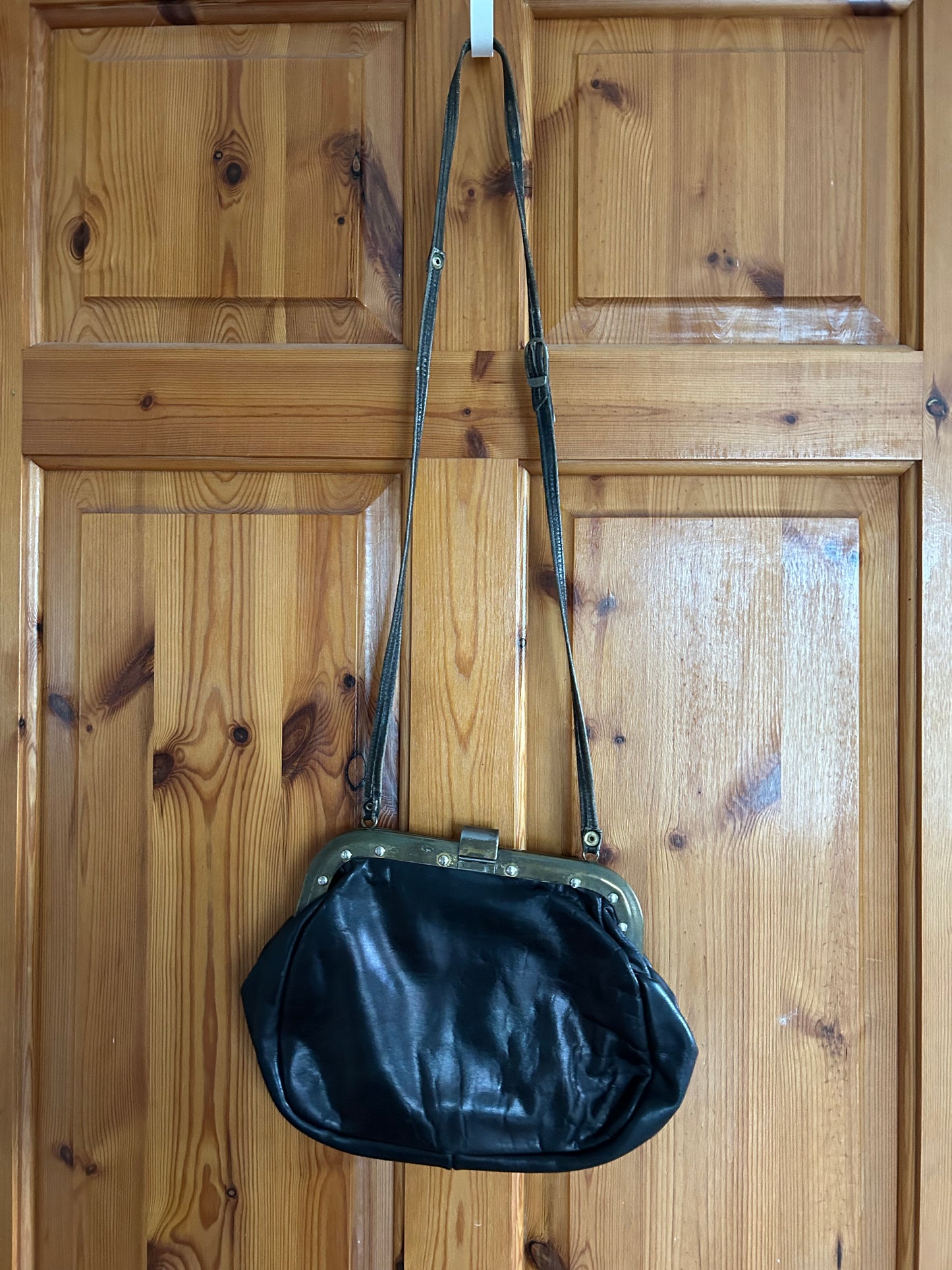 Black purse bag