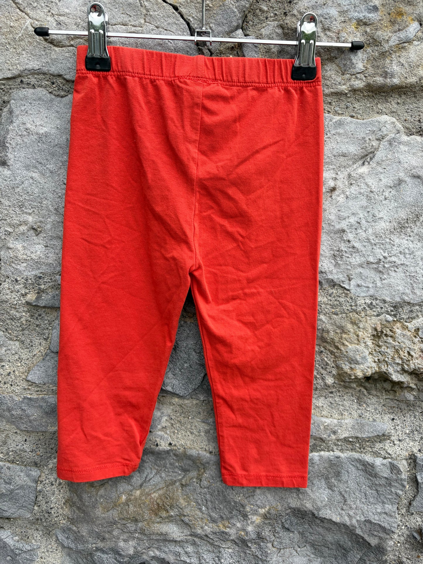 Orange cropped leggings 4y (104cm)