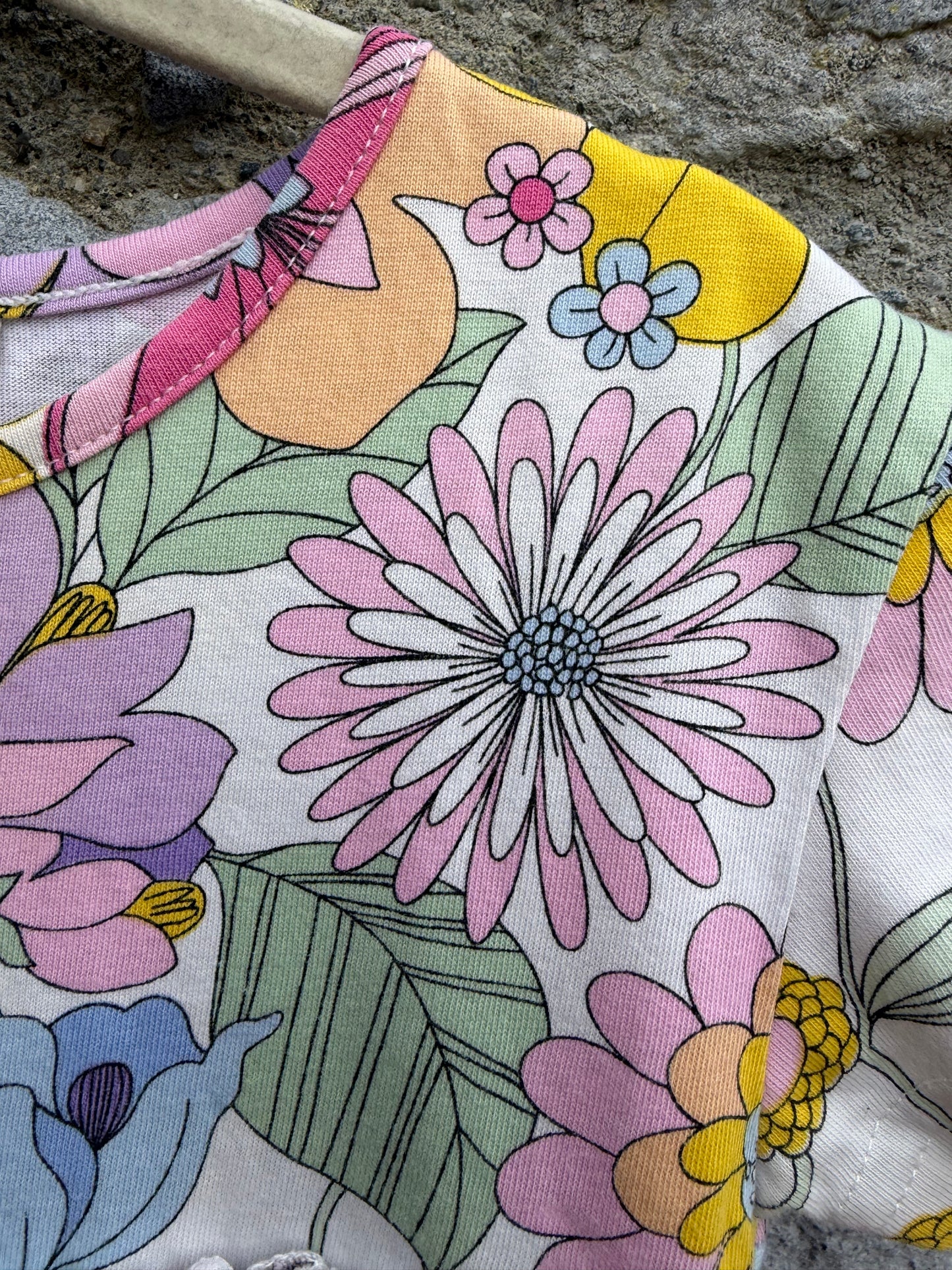 Spring flowers dress  3y (98cm)