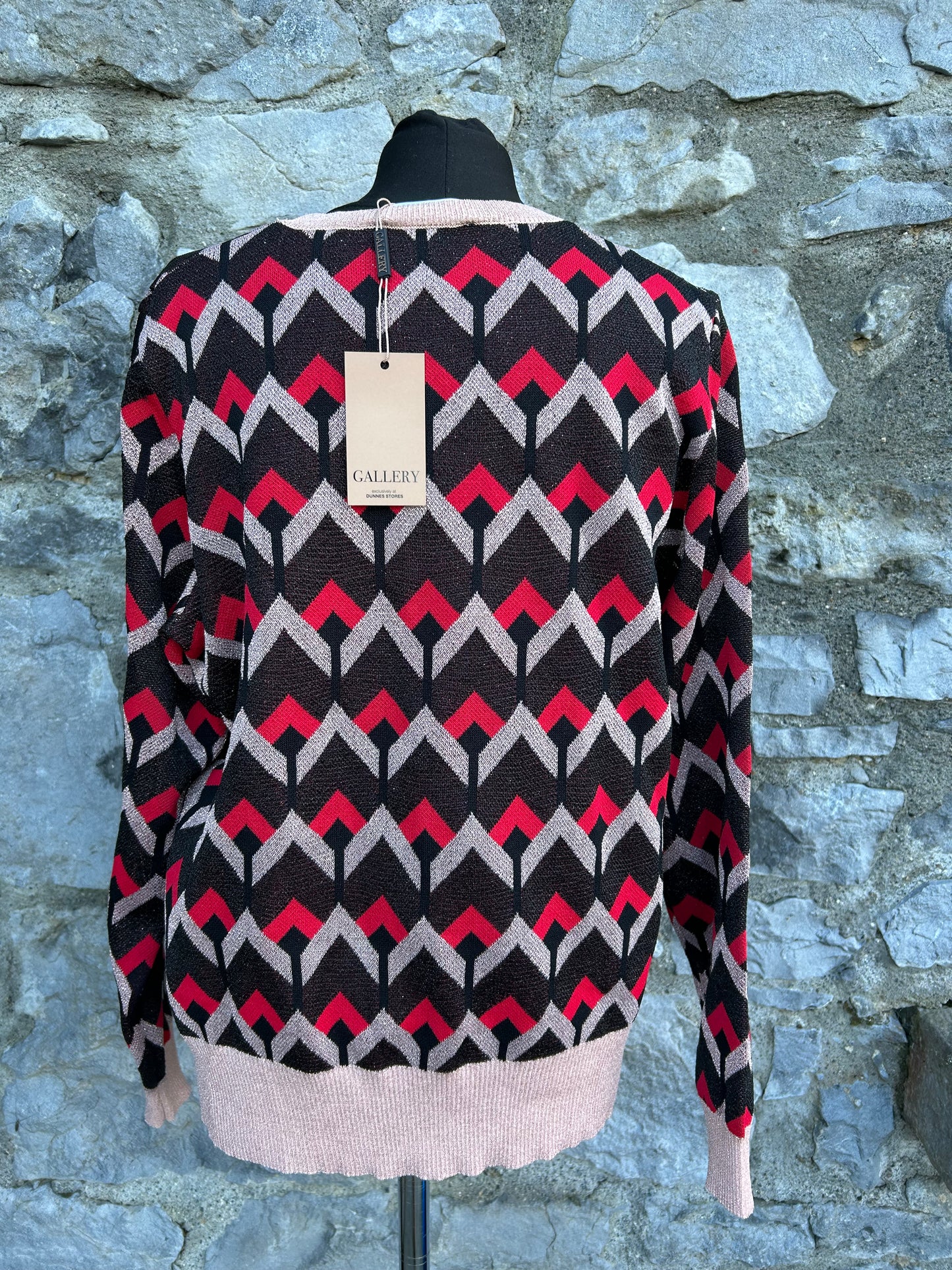 Sparkly chevron jumper uk 14-16