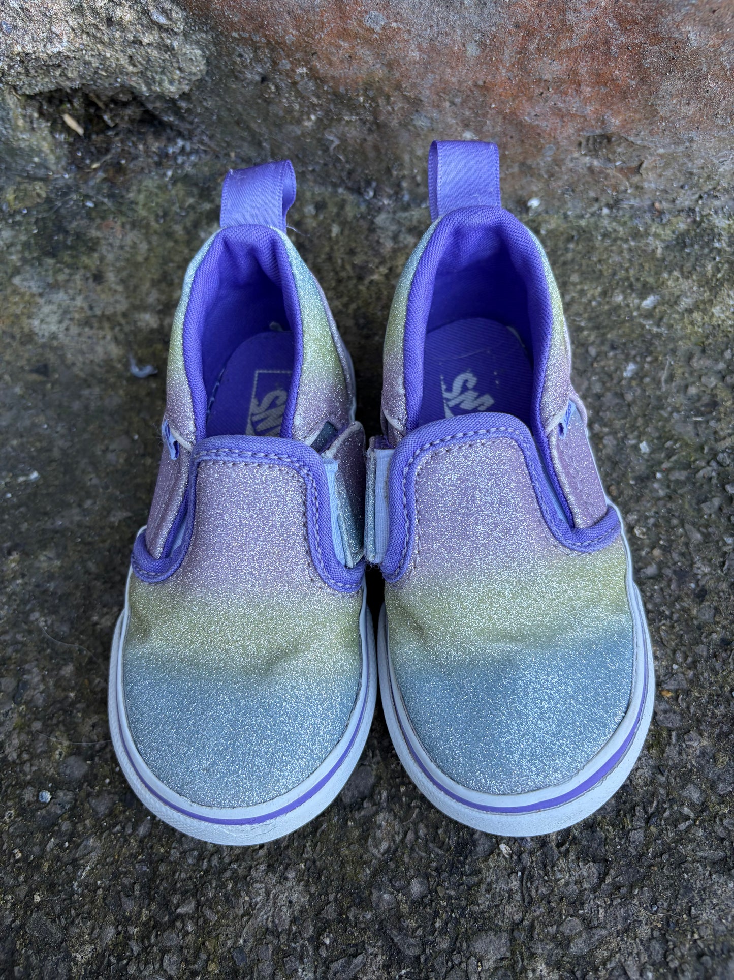 Asher V Ombre Glitter Slip-On shoes  uk 4.5 (eu 20.5)