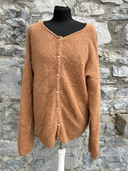 Brown cardigan uk 16-18