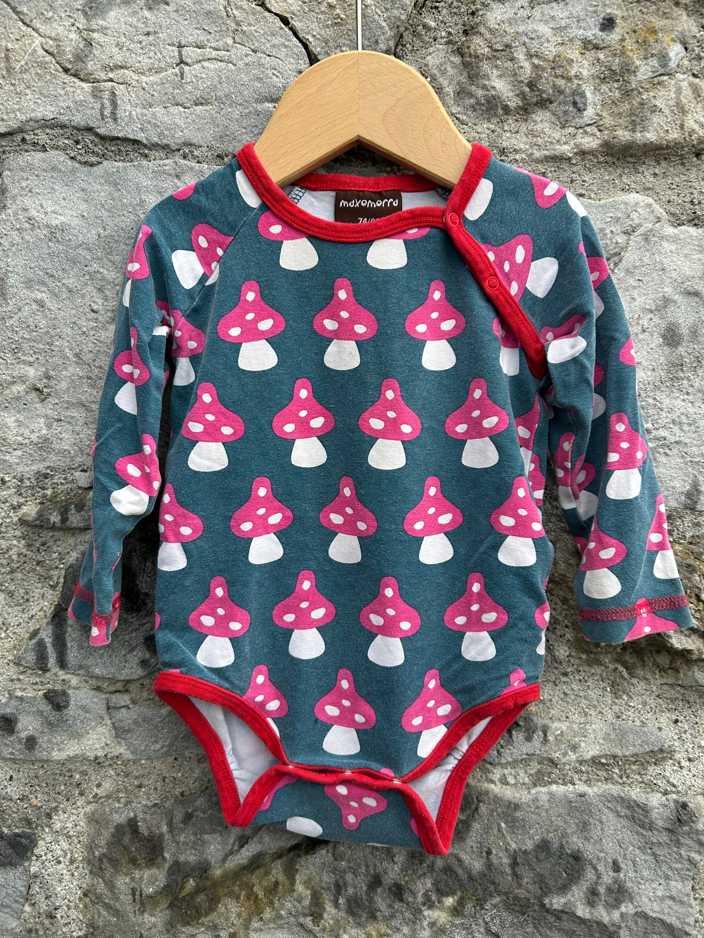 Toadstool charcoal vest  9-12m (74-80cm)