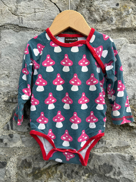 Toadstool charcoal vest  9-12m (74-80cm)