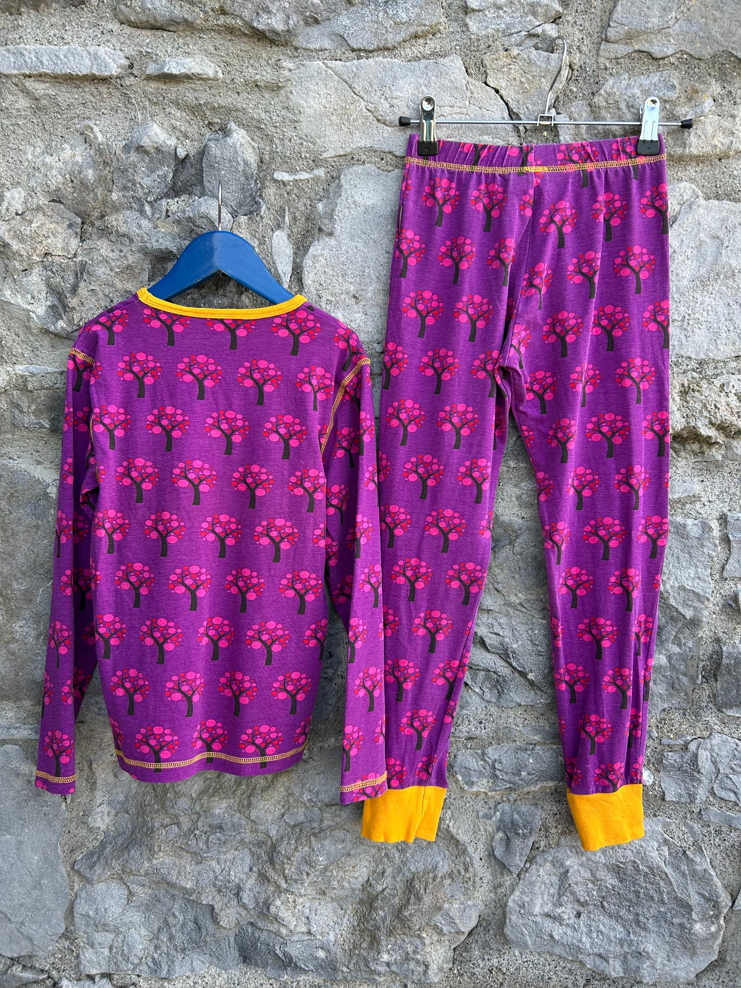 Pink trees pjs  9y (134cm)