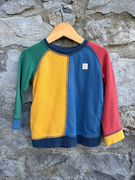 Colourful sweatshirt  18-24m (86-92cm)