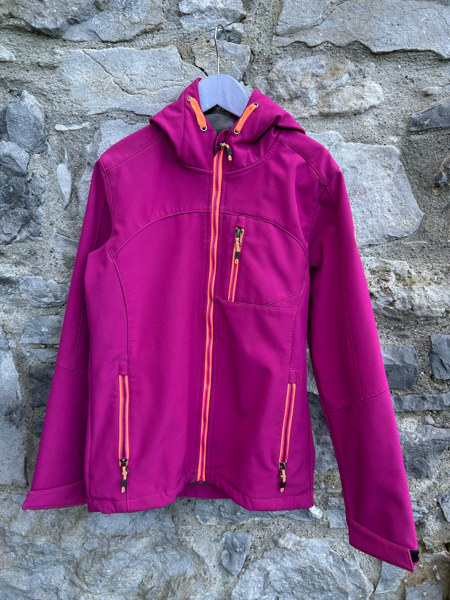 Magenta softshell jacket 12y (152cm)