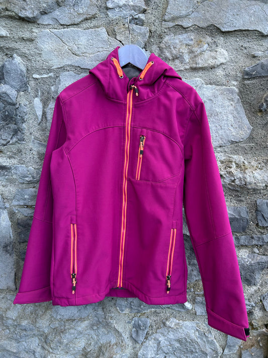 Magenta softshell jacket 12y (152cm)