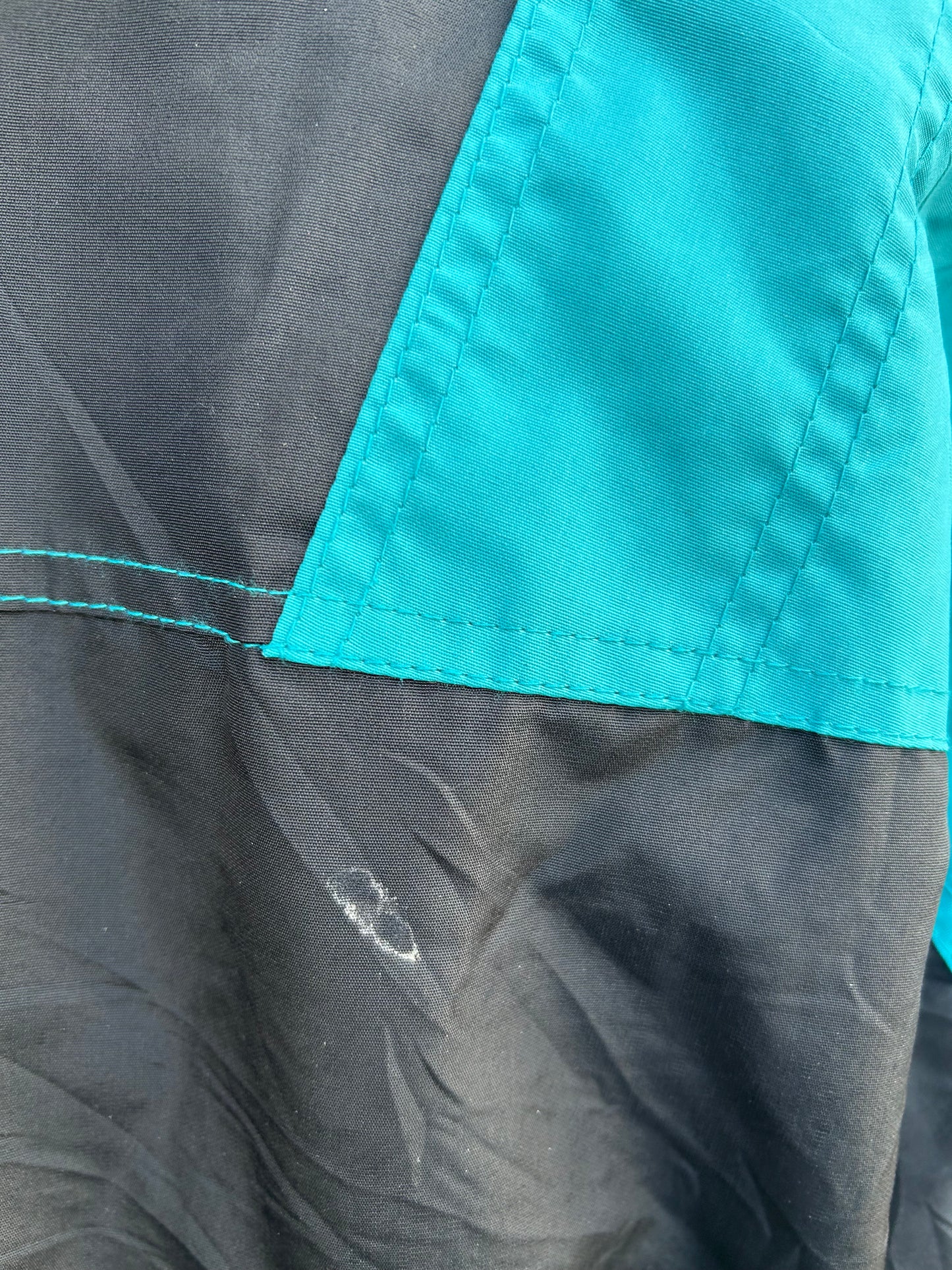 80s teal&black winter jacket Medium