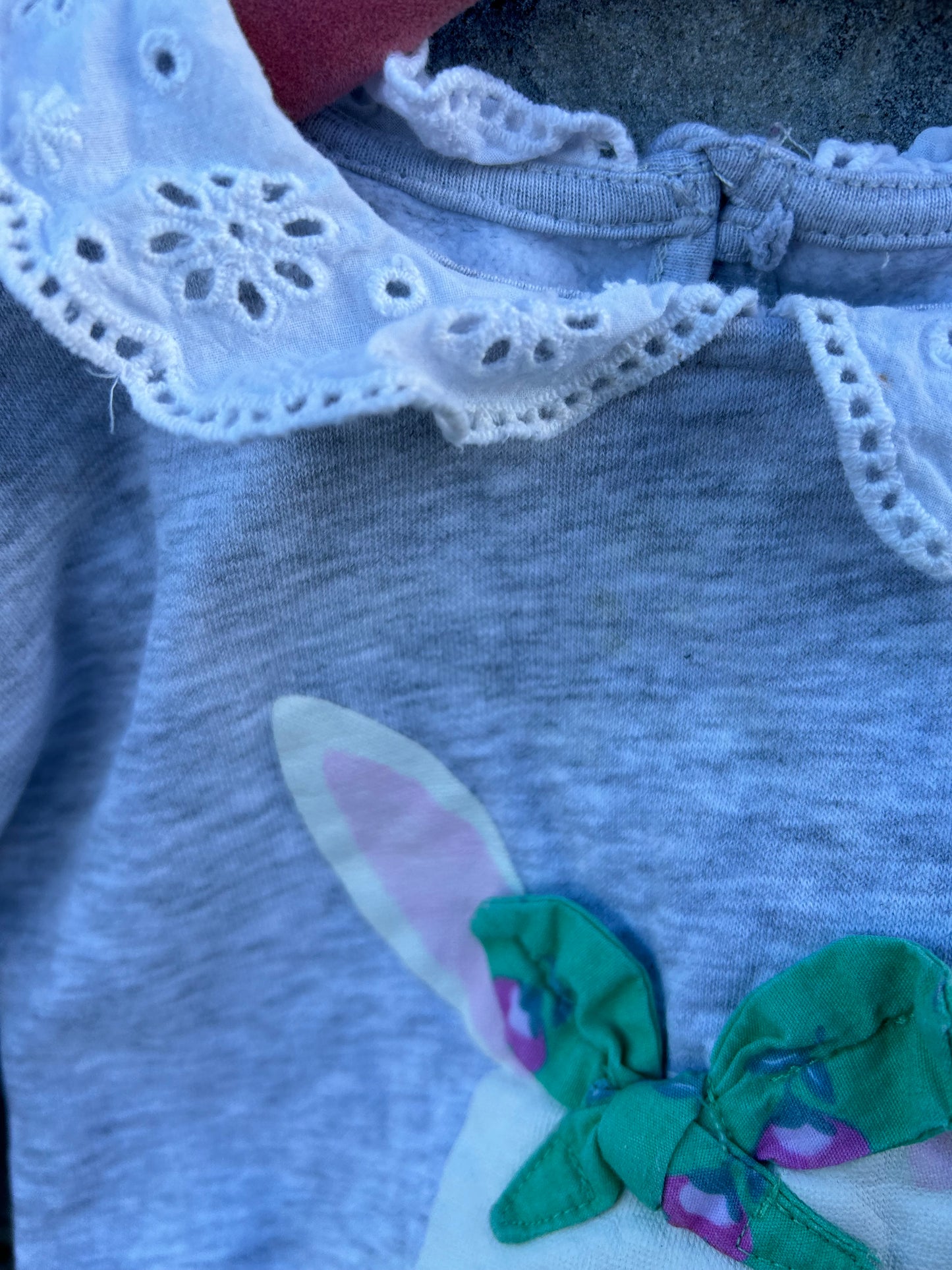 Bunny grey sweatshirt  9-12m (74-80cm)