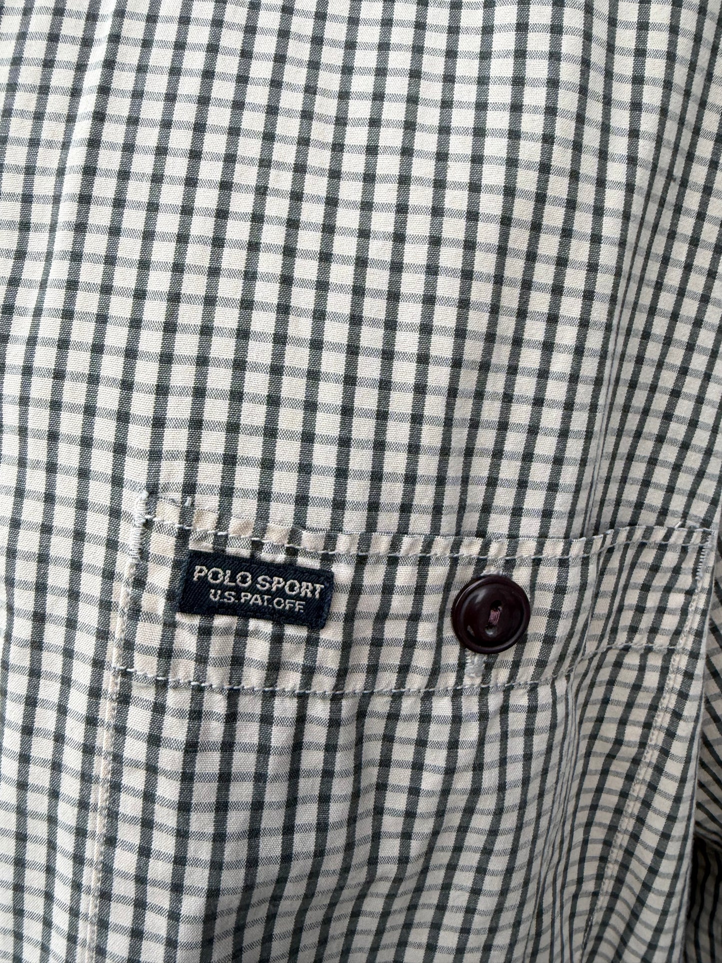 90s Ralph Lauren brown check shirt XL