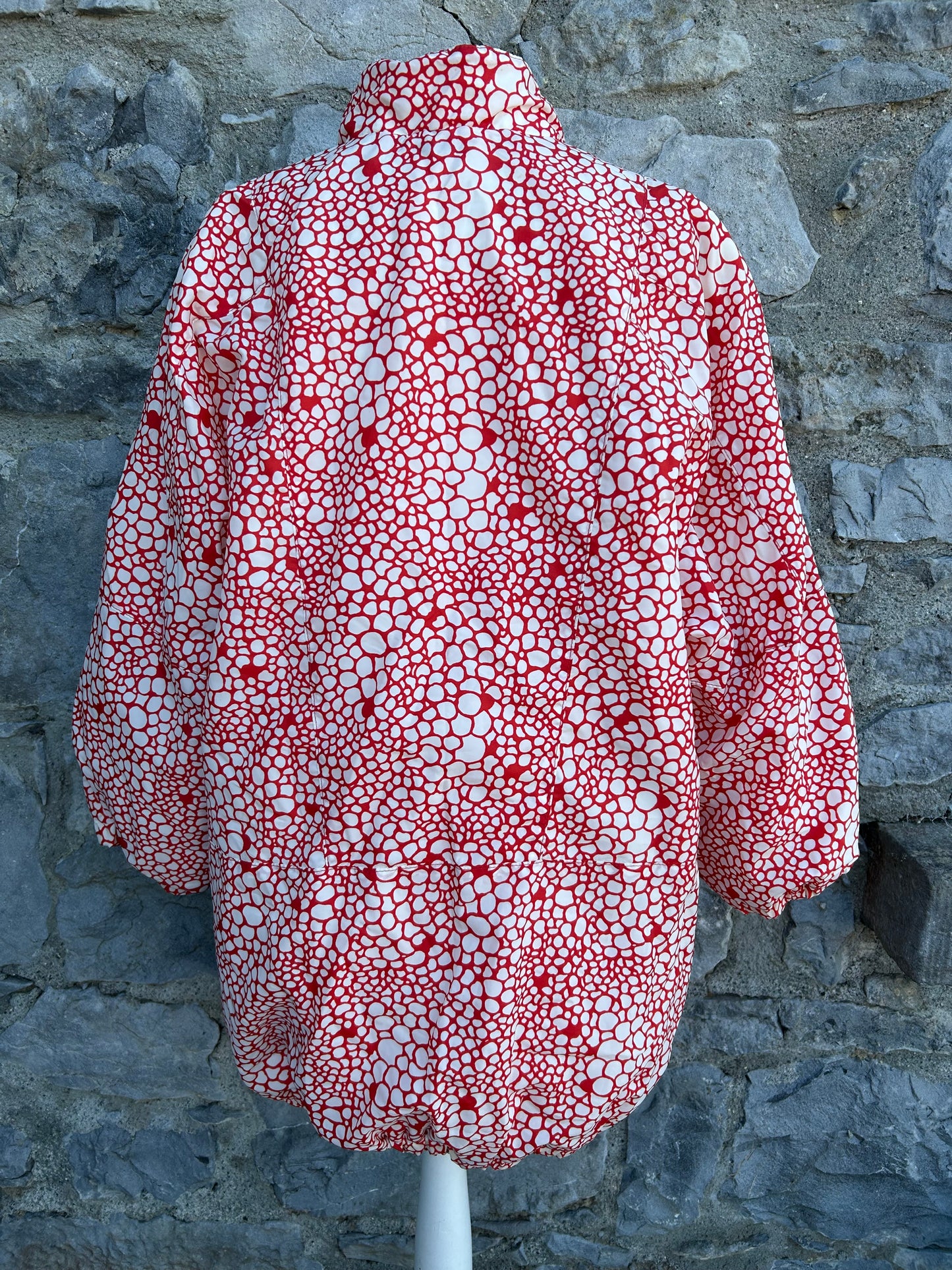 80s red spotty jacket uk 14
