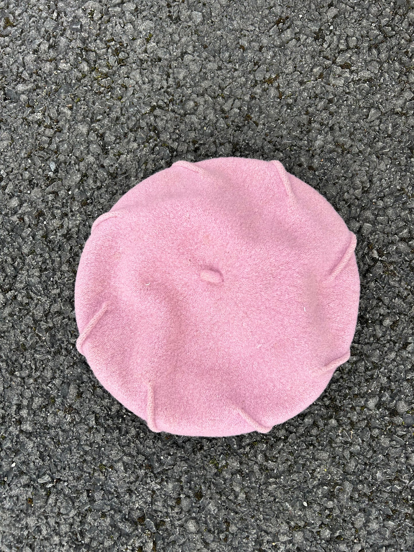 Pink béret hat