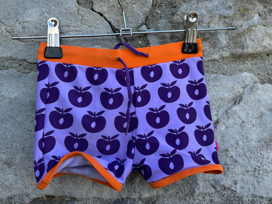 Purple apple swim trunks 18-24m (86-92cm)