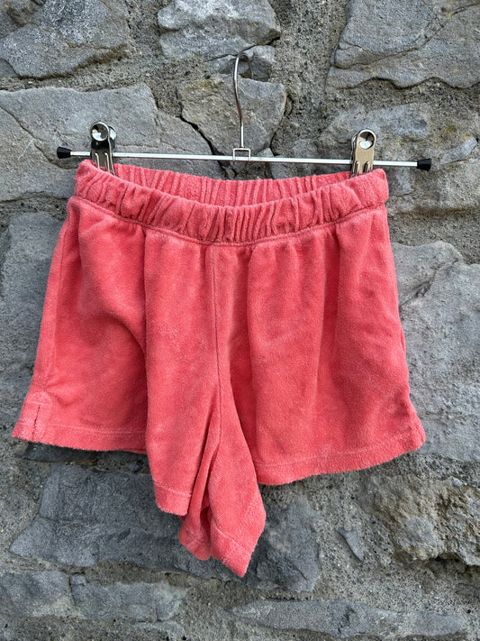 Coral Terry shorts  4-5y (104-110cm)