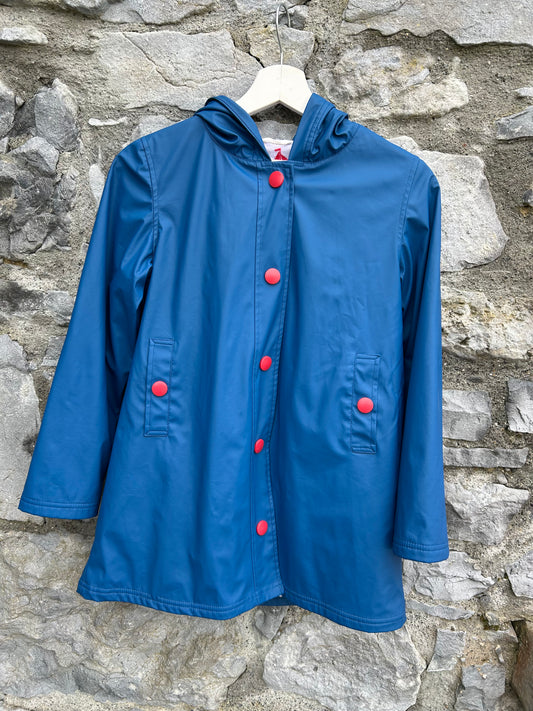 Blue raincoat  11-12y (146-152cm)