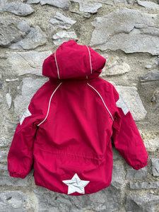 Pink stars winter jacket  4y (104cm)