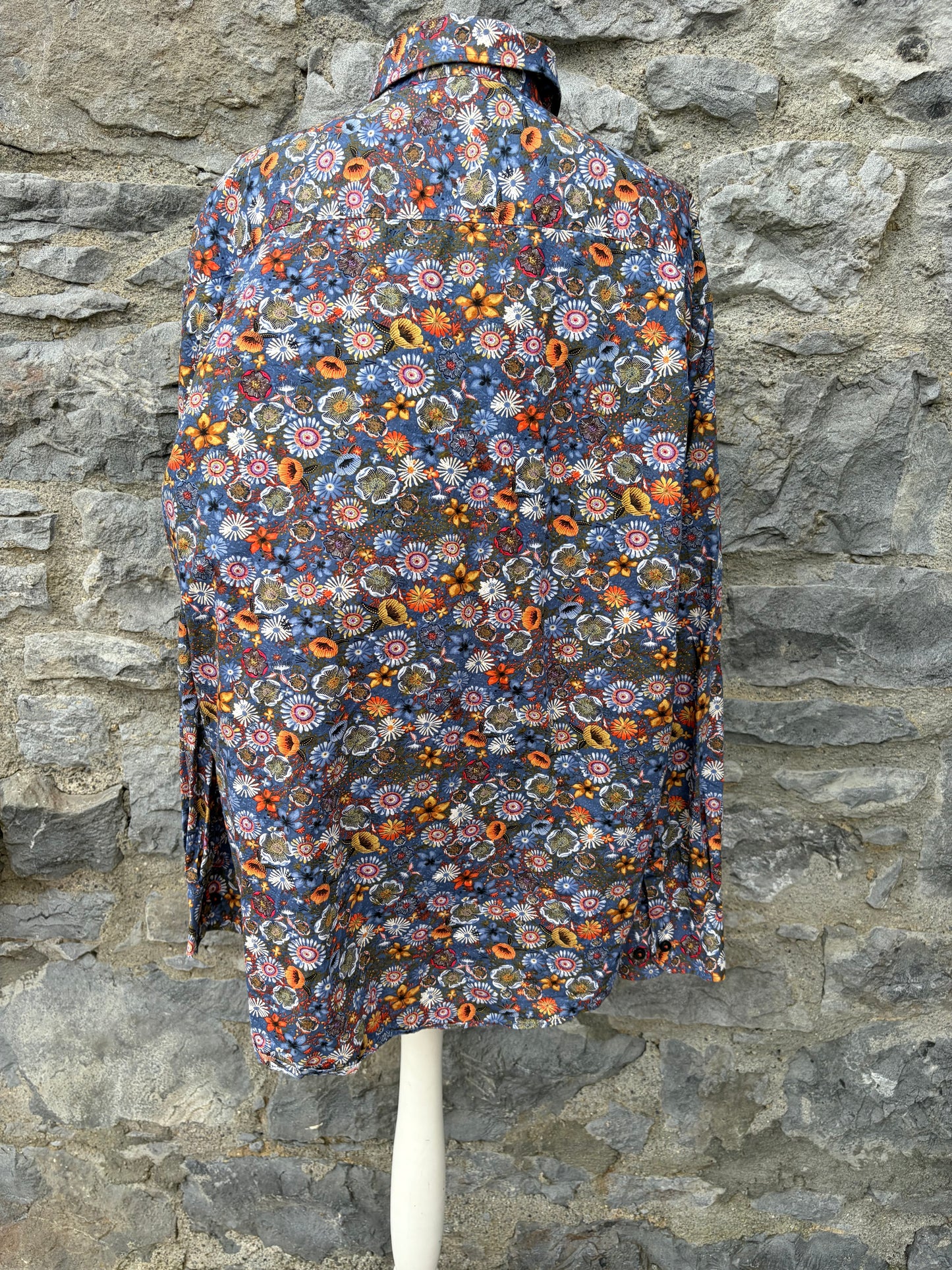 Autumn flowers steel shirt XL
