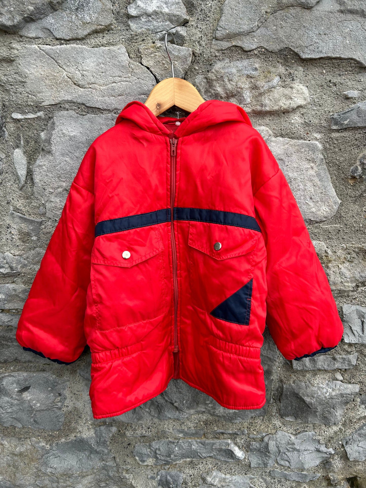 80s red jacket   3-4y (98-104cm)