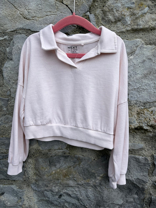 Cream cropped sweatshirt 5y (110cm)