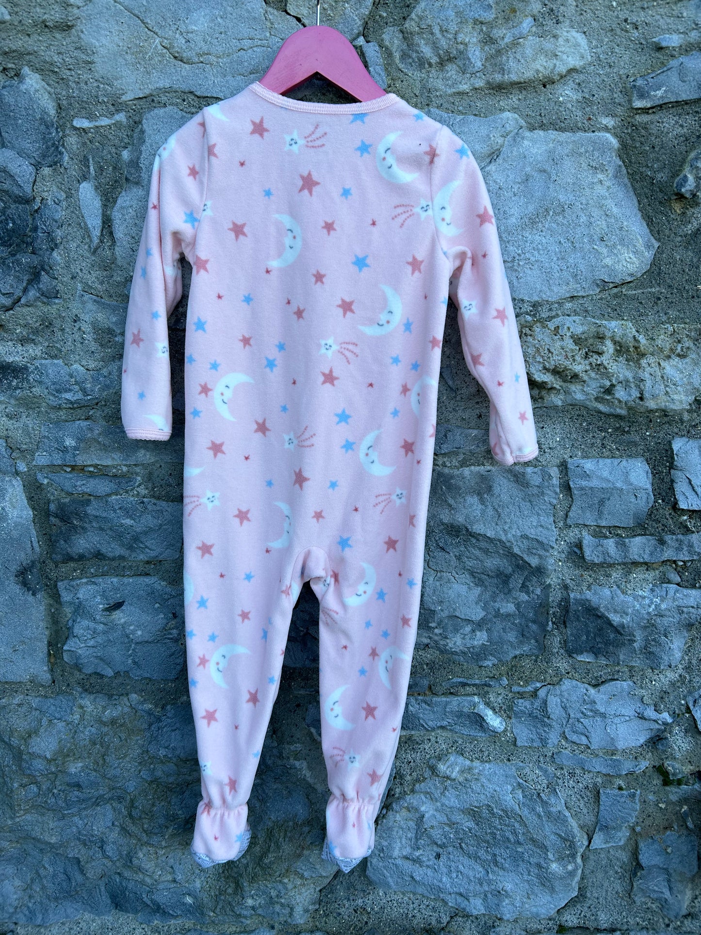 Stars pink onesie  2-3y (92-98cm)