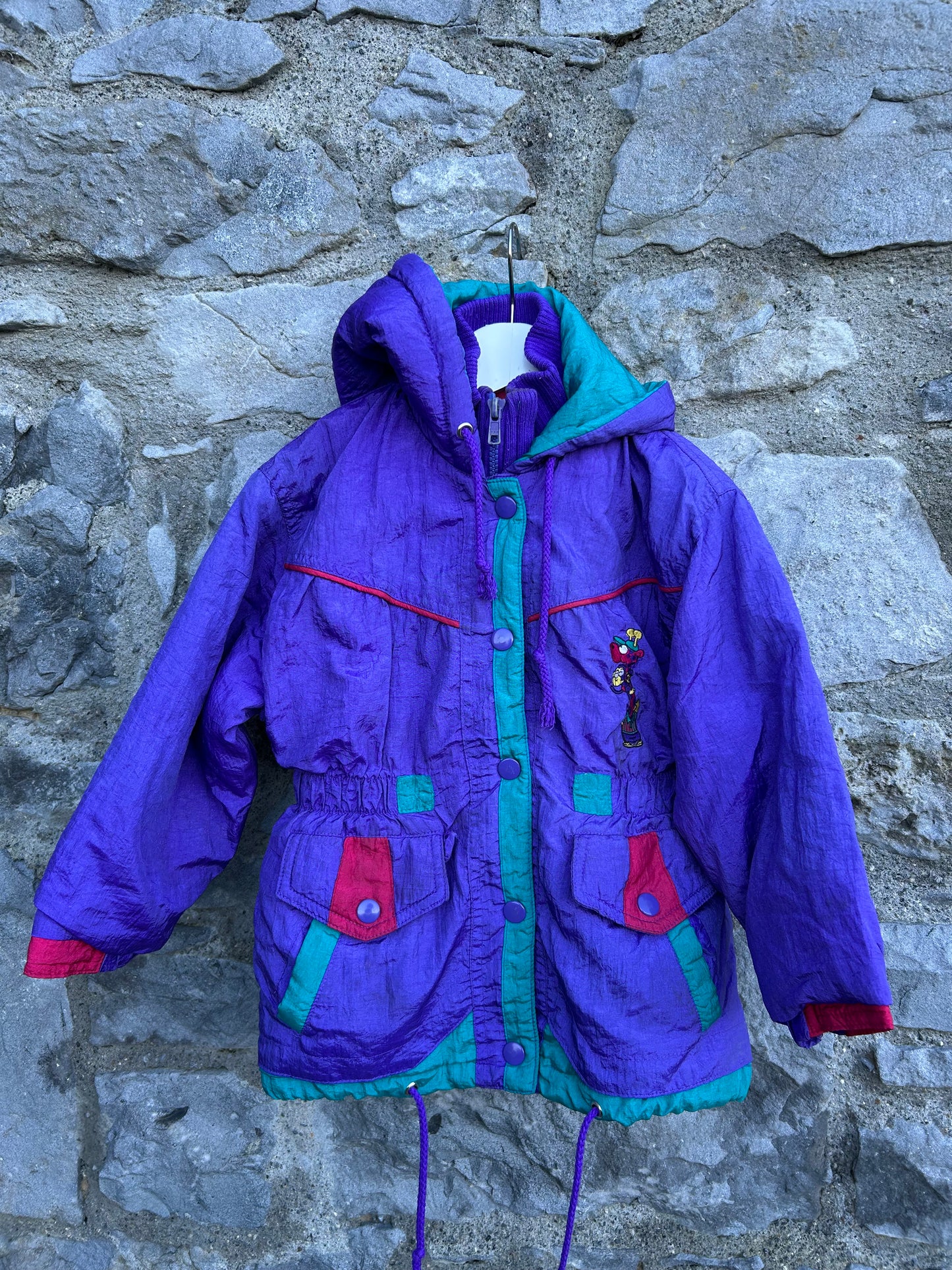 80s purple jacket 2-3y (92-98cm)