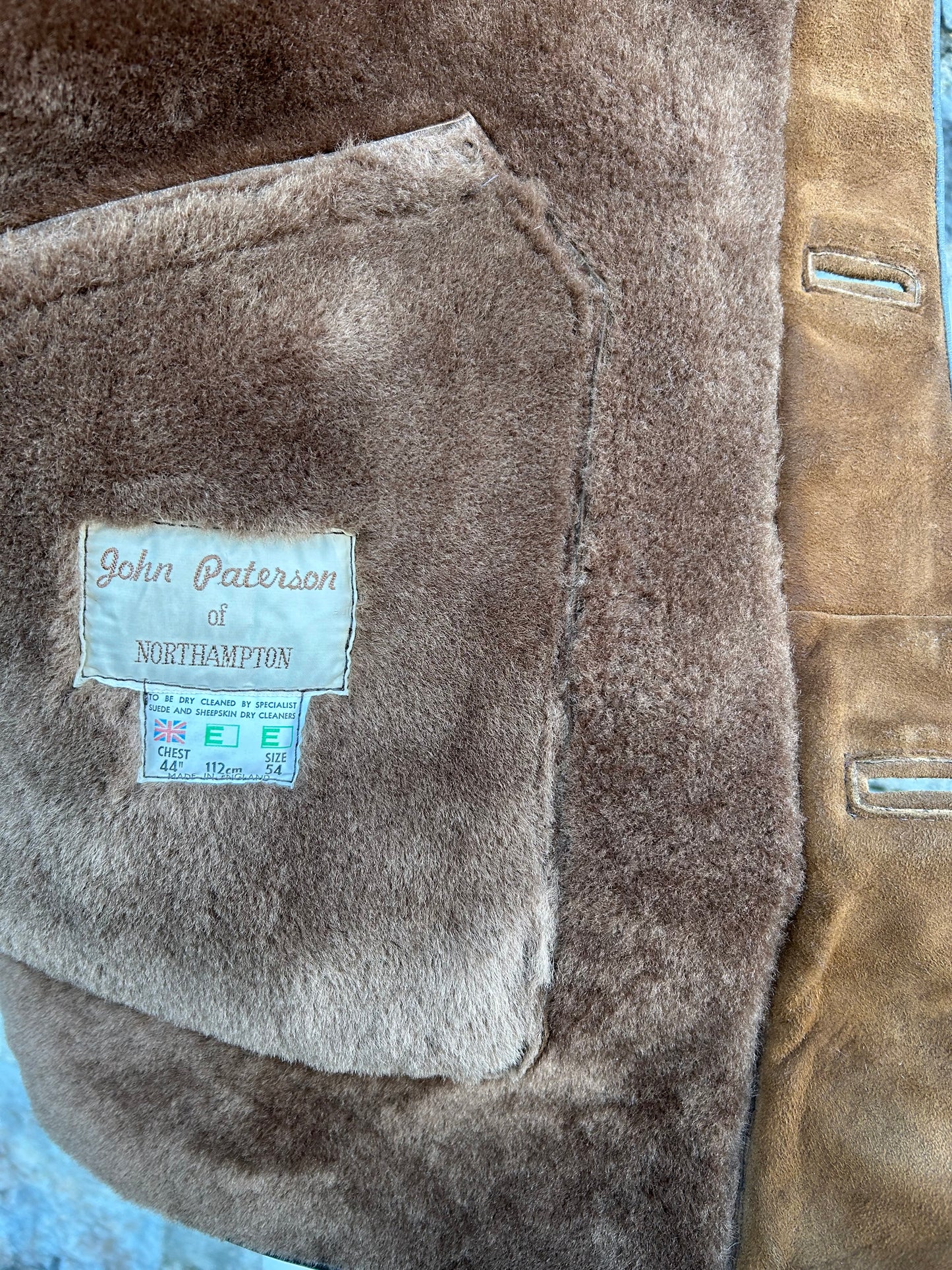 80s brown sheepskin coat Medium