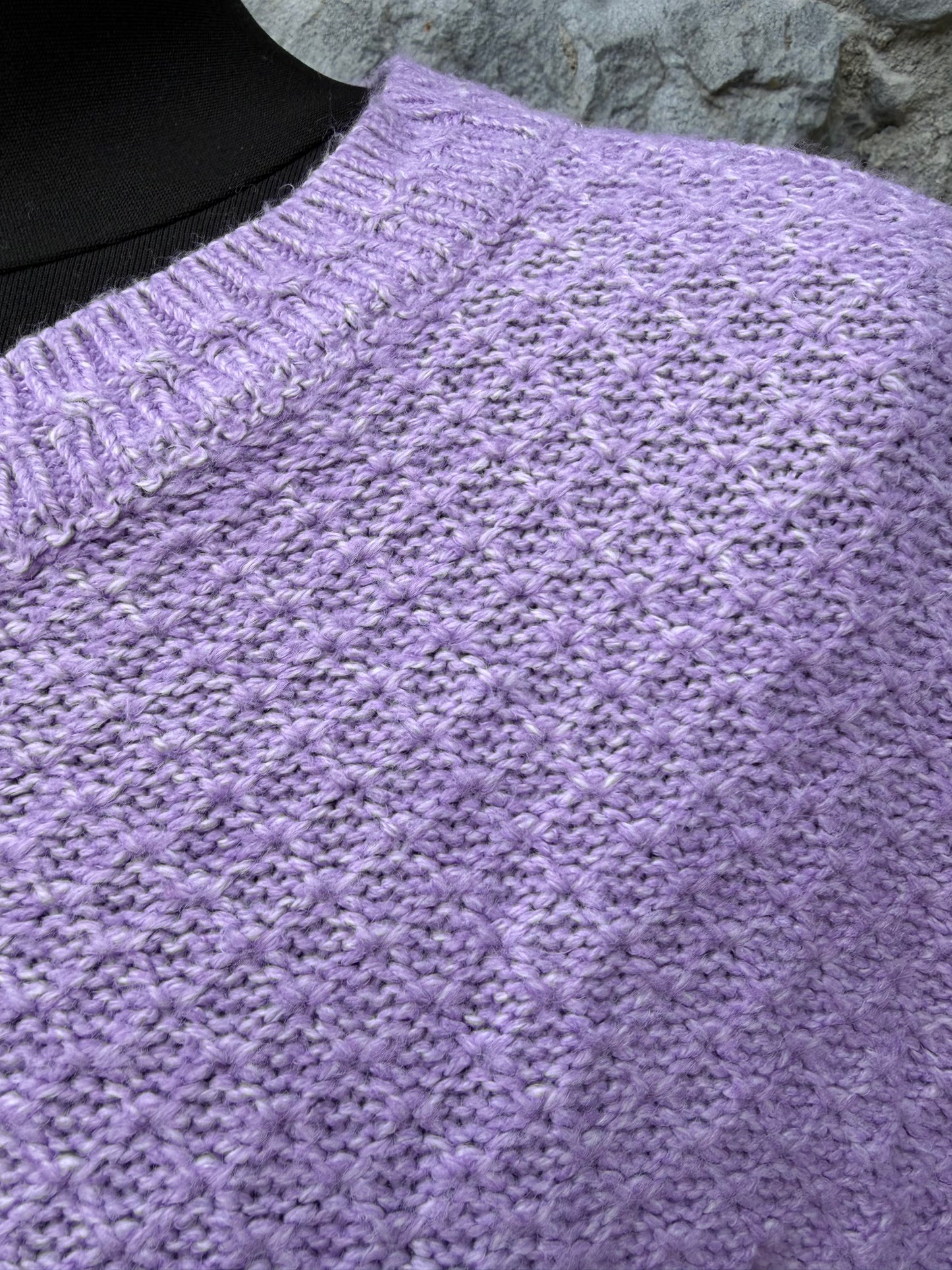 Lilac honeycomb jumper uk 8-10