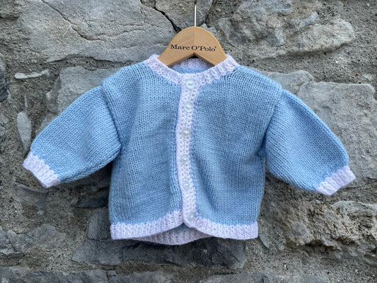 Blue cardigan  0-3m (56-62cm)