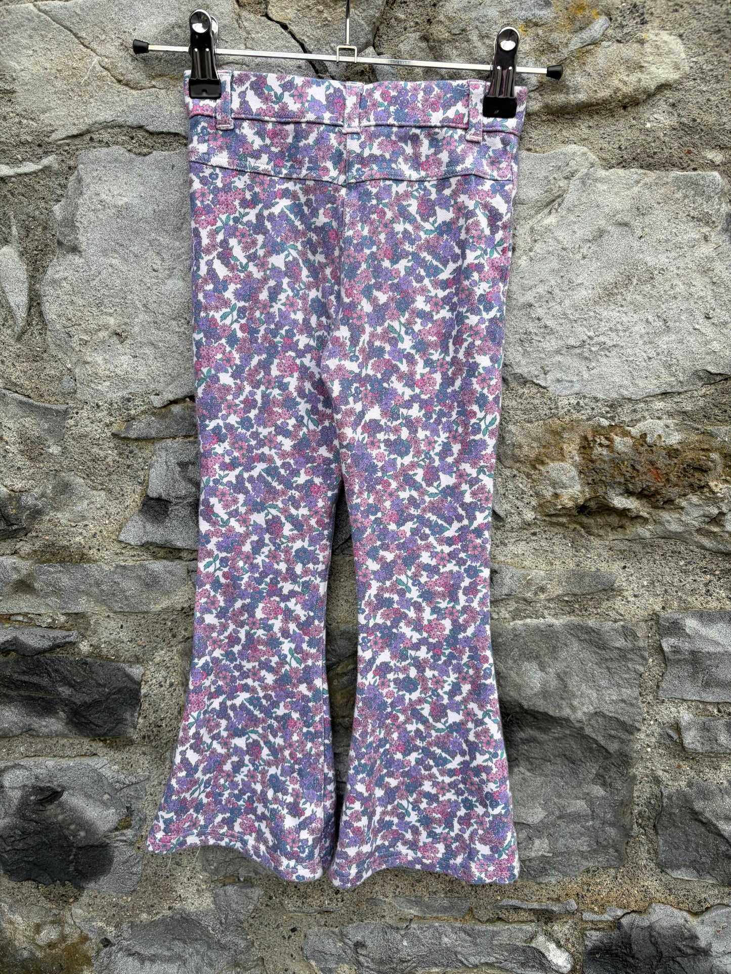 Purple floral flares  3-4y (98-104cm)
