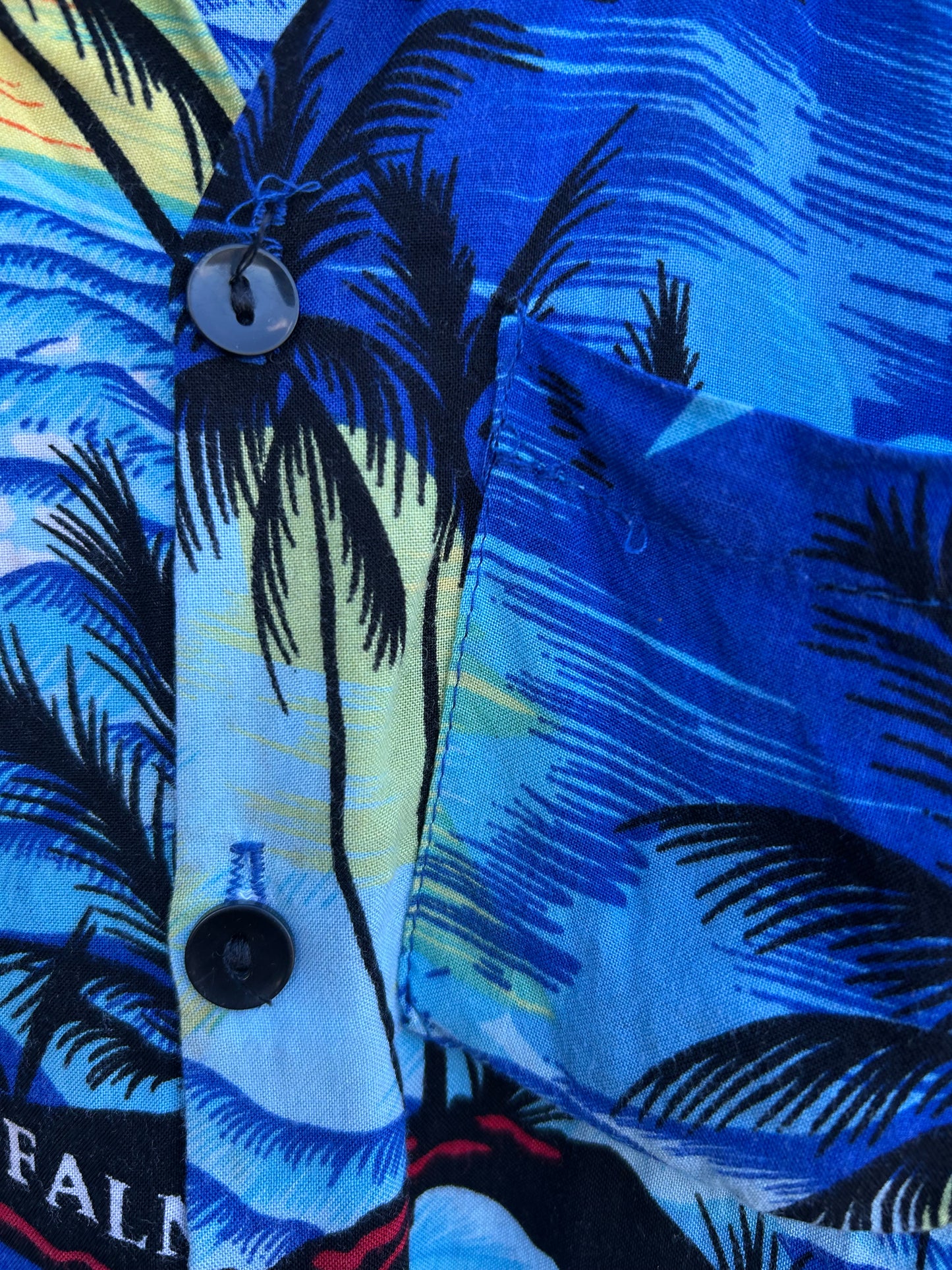 90s blue Hawaii shirt  9-12m (74-80cm)