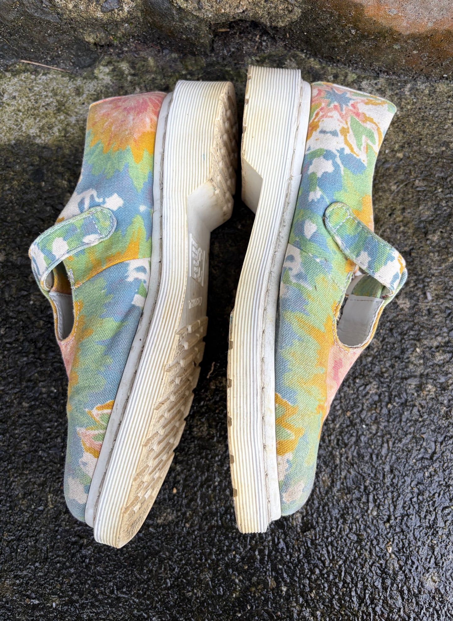 Tie-dye canvas shoes  uk 5 (eu 38)