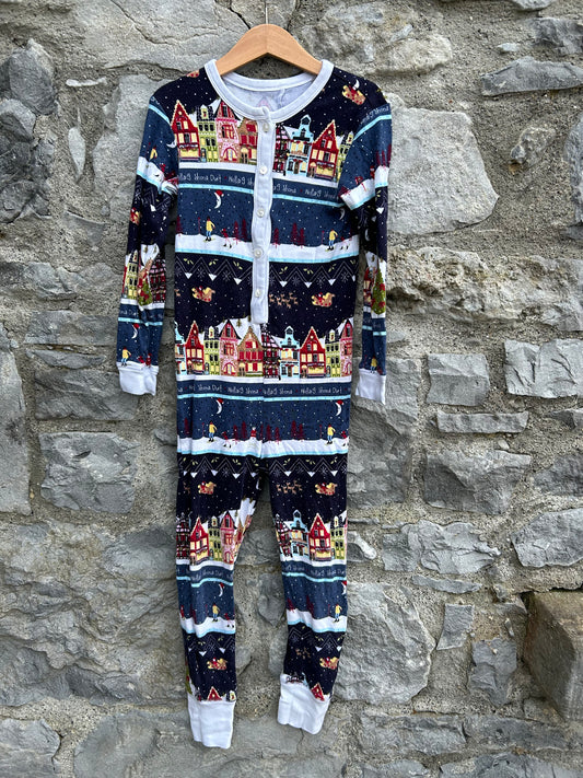 Christmas city navy onesie  6-7y (116-122cm)