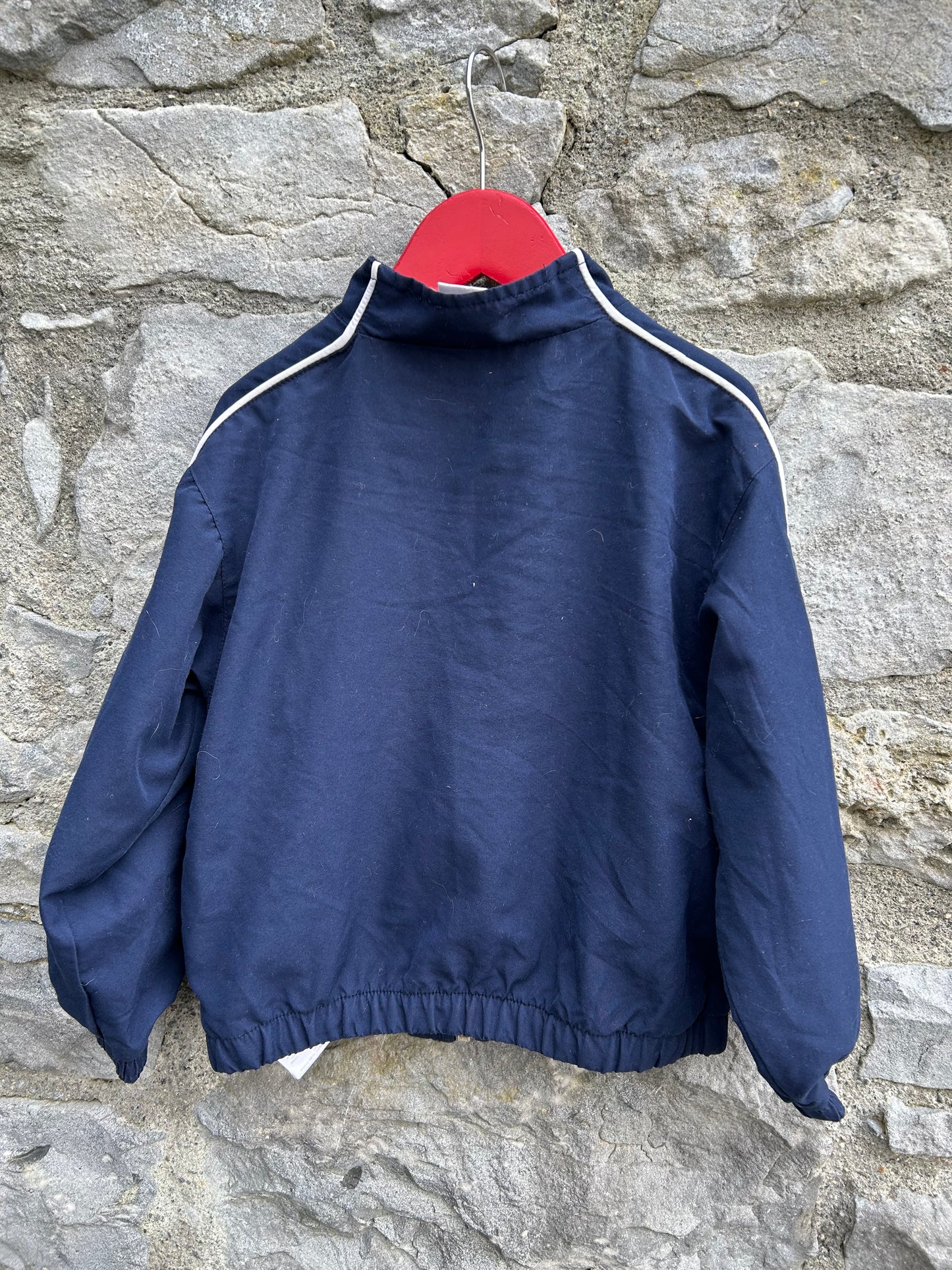 Y2K navy sport jacket 5-6y (110-116cm)