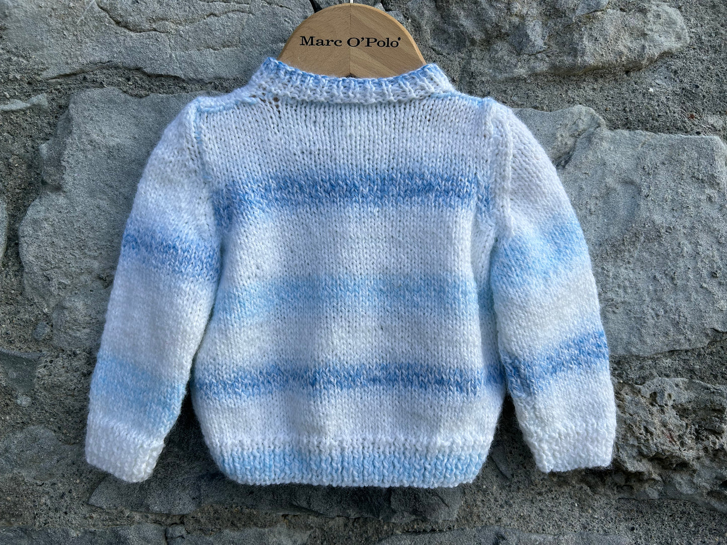 Blue ombré jumper  3-6m (62-68cm)