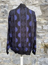 Load image into Gallery viewer, 80s leather&amp;wool jumper   Medium
