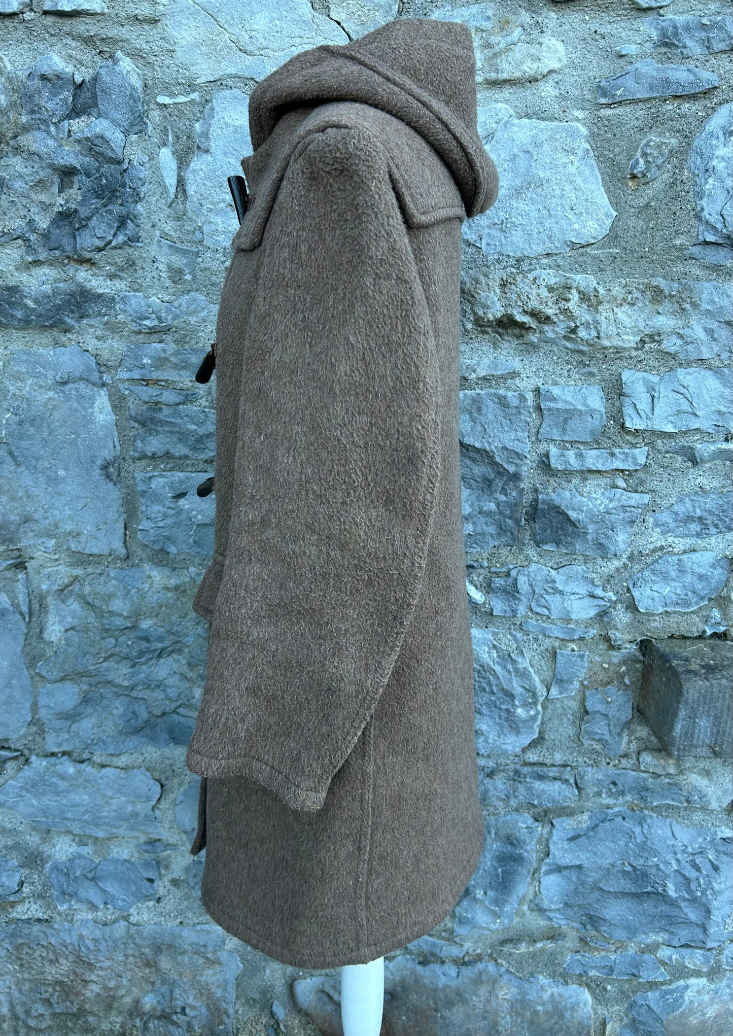 80s brown dufflecoat Small