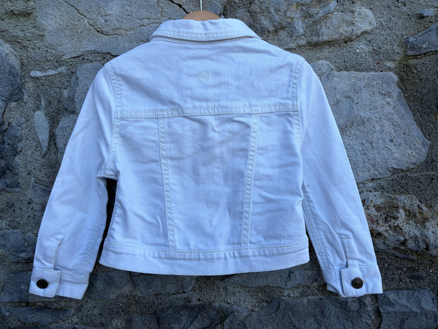 White denim jacket 3-4y (98-104cm)