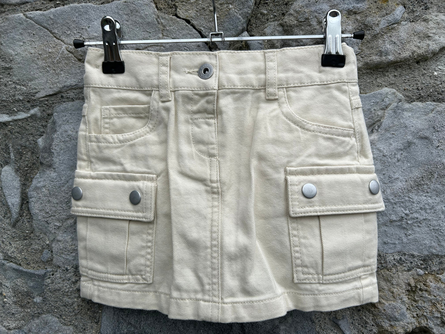 Beige denim skirt  4-5y (104-110cm)