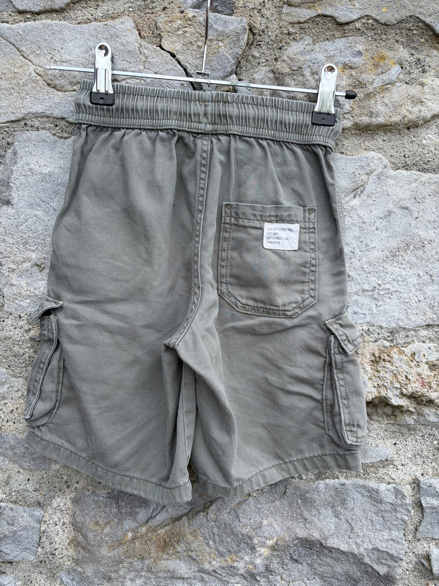 Khaki combat shorts  6-7y (116-122cm)