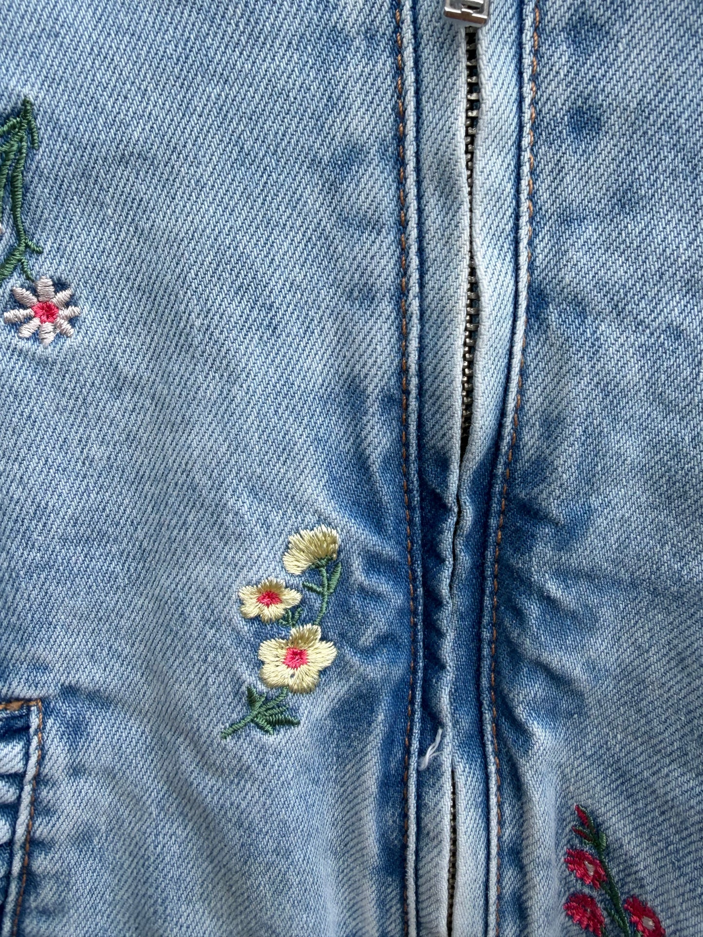 Embroidered denim jacket 9-12m (74-80cm)