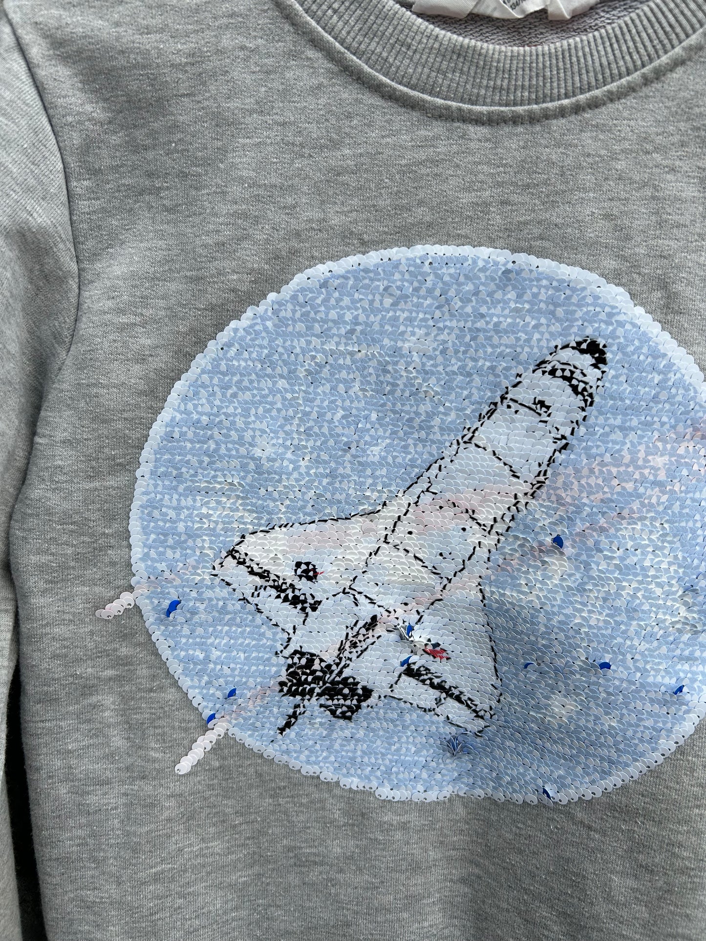 NASA grey sweatshirt 9-10y (134-140cm)